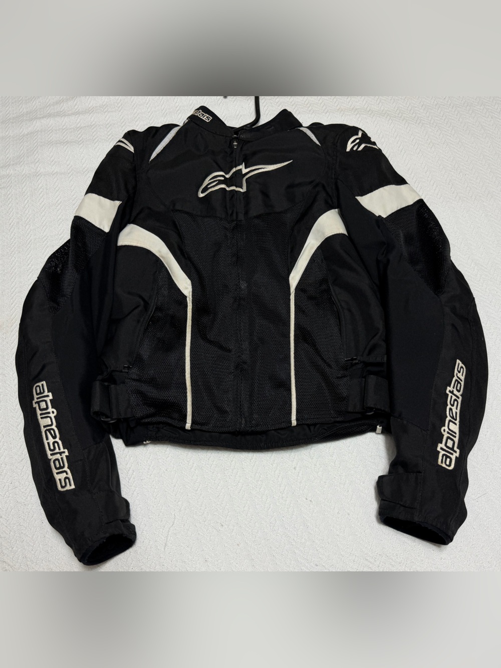 Alpinestars Motorcycle Jacket XL Stella T-GP Plus R Air Black/White Armor Padded